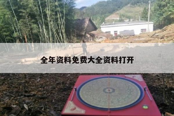 全年资料免费大全资料打开